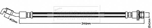 BORG & BECK stabdžių žarnelė BBH8180